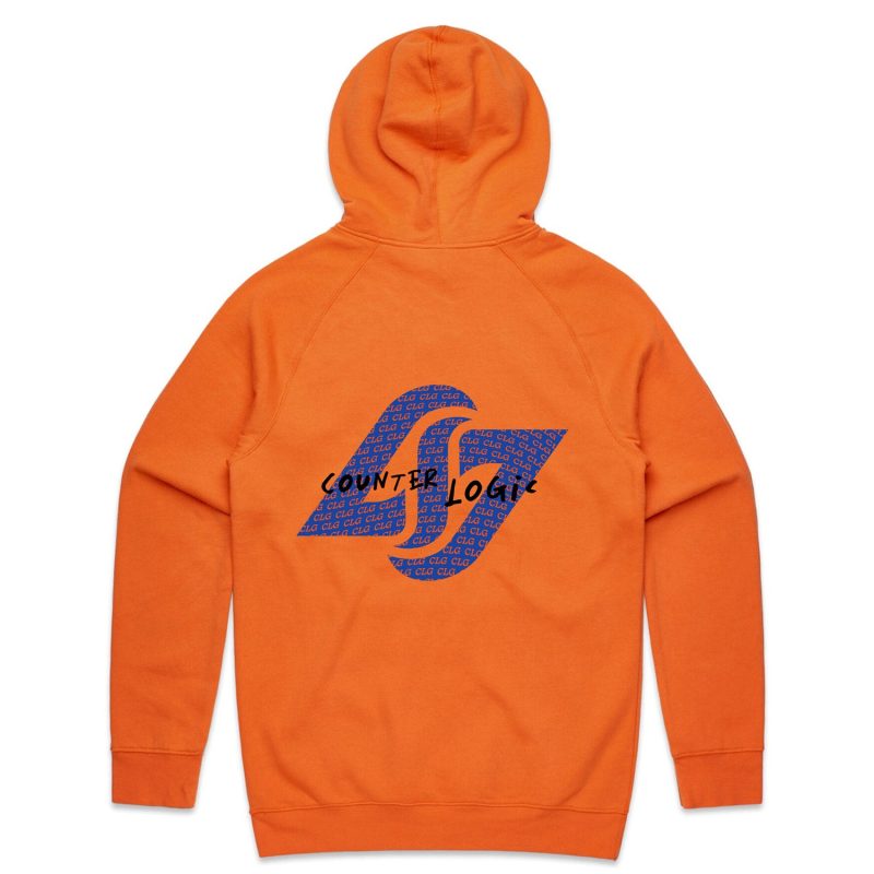 Hoodie ORANGE B Mock