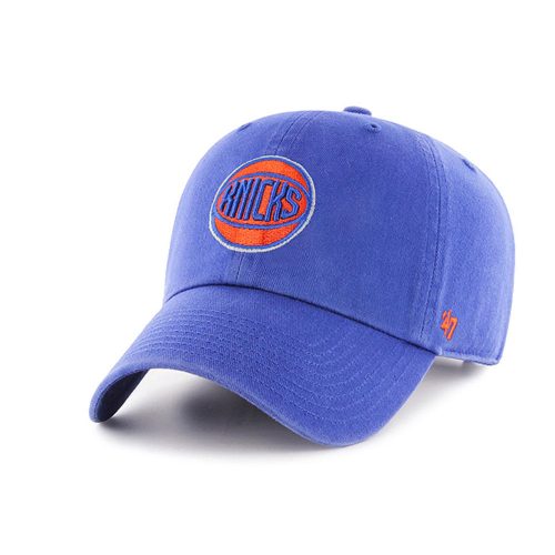 '47 Brand Knicks Ball Logo Royal Clean Up Hat