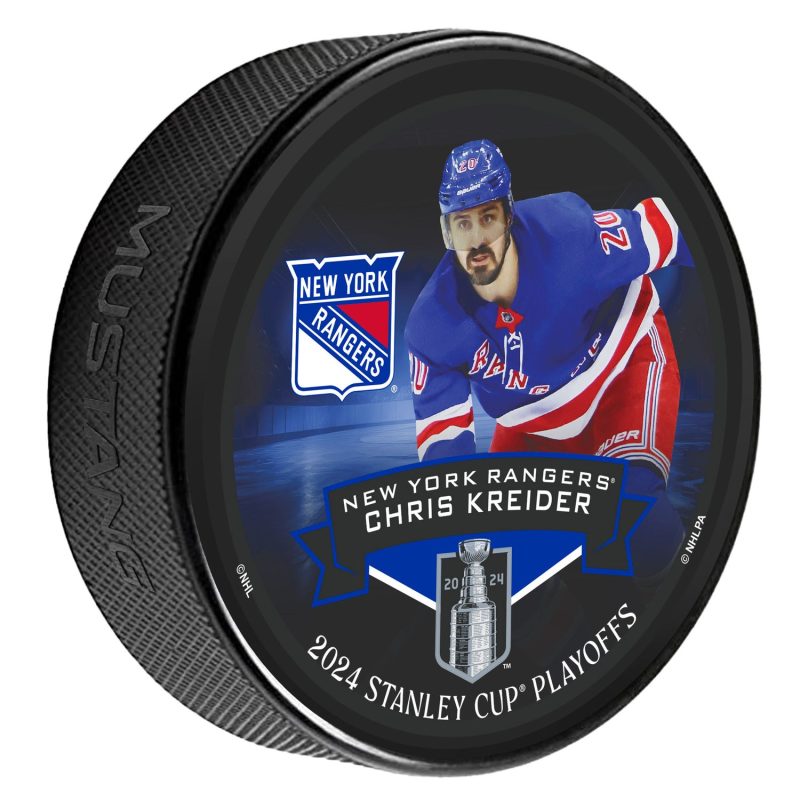 NHLPA PUCK SC24 NYR CK P 1