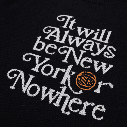 NYON New York Or Nowhere Always Knit Sweater Black Detail 1