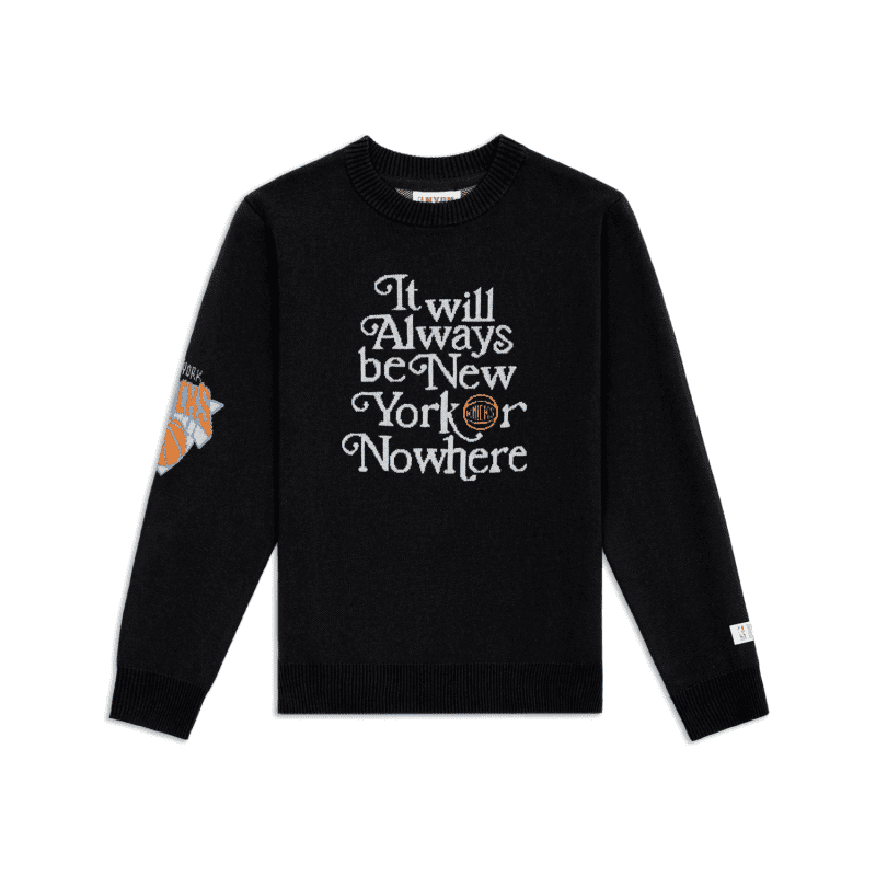 NYON New York Or Nowhere Always Knit Sweater Black Front Transparent 1