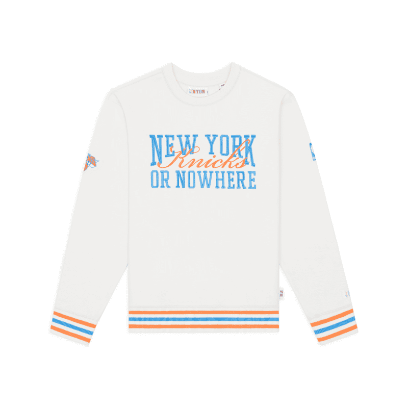 NYON New York Or Nowhere Crossover Crewneck Cream Front 1