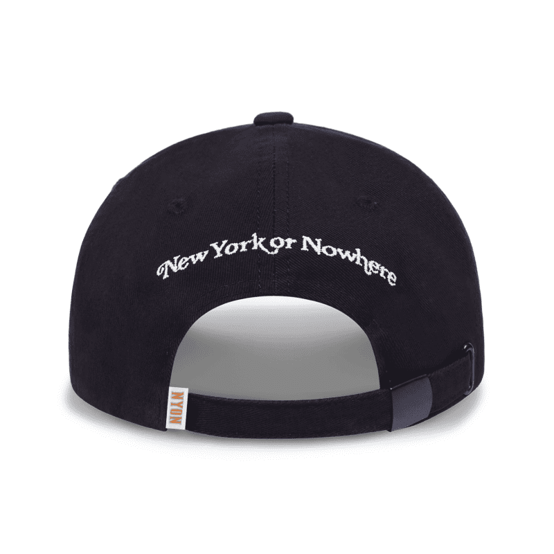 NYON New York Or Nowhere Crossover Dad Hat Black Back 1