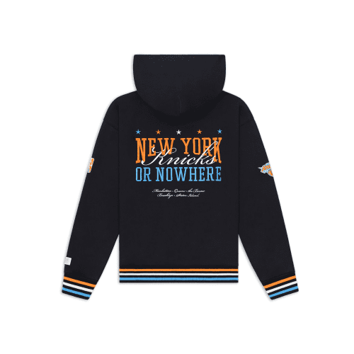 NYON New York Or Nowhere Crossover Zip Up Hoodie Black Back 1