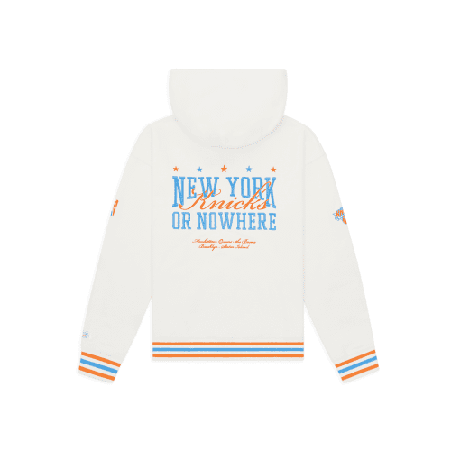 NYON New York Or Nowhere Crossover Zip Up Hoodie Cream Back 1