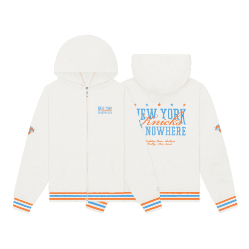 NYON New York Or Nowhere Crossover Zip Up Hoodie Cream Composite 1