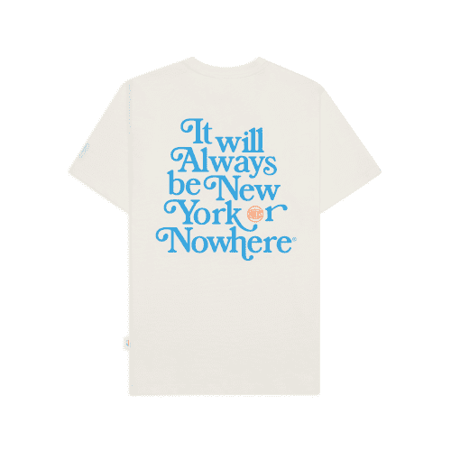 NYON New York Or Nowhere Knicks Motto Tee Cream Back 1