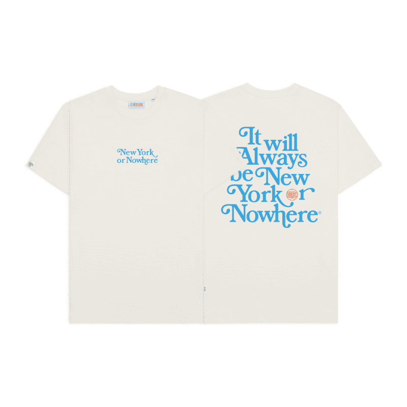 NYON New York Or Nowhere Knicks Motto Tee Cream Composite 1