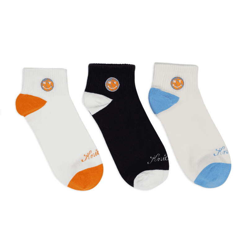 NYON New York Or Nowhere Mascot Ankle Socks Multi 3PK Flat Transparent 2 1