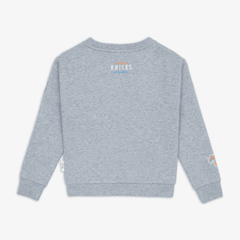 NYON New York Or Nowhere Mascot Mini Crewneck Grey Kids Back 1