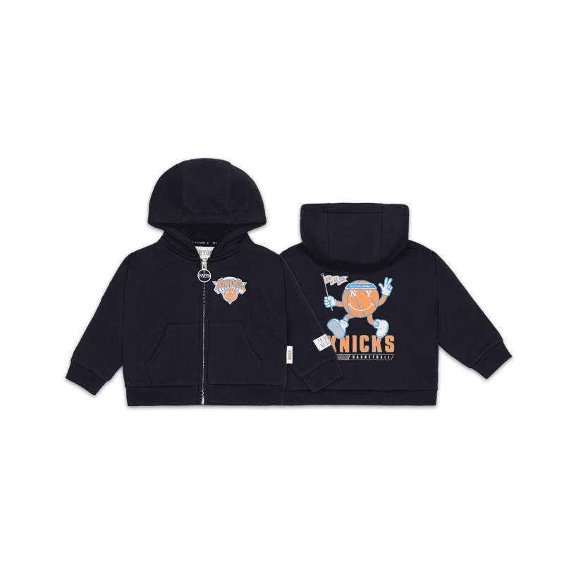 NYON New York Or Nowhere Mascot Mini Zip Hoodie Black Infant Composite Transparent 1