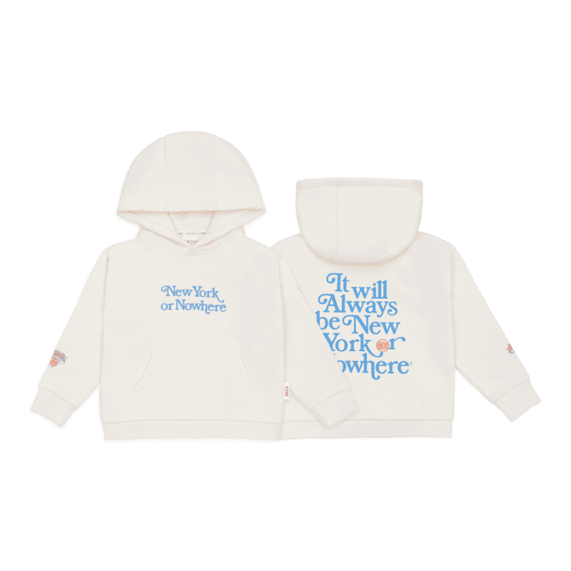 NYON New York Or Nowhere Motto Mini Hoodie Cream Toddler Composite Transparent 1