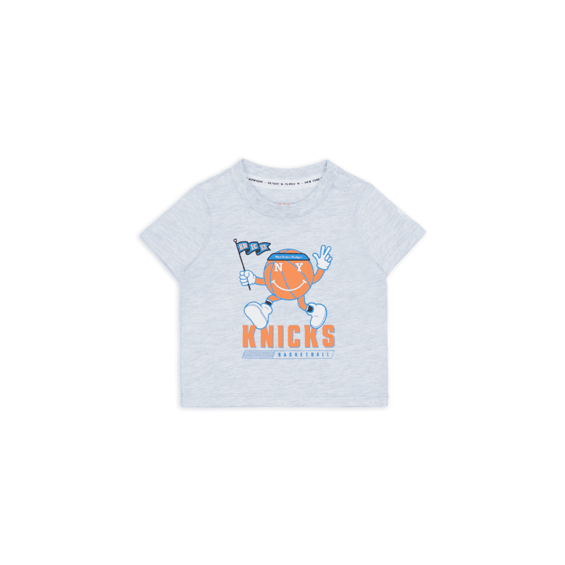 NYON New York Or Nowhere Mr Knick Mini Tee White Heather Infant Front Transparent 1