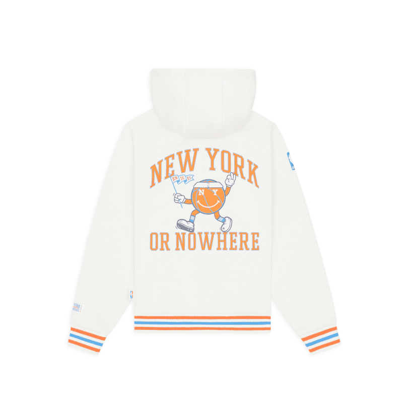 NYON New York Or Nowhere Mr Knick Mini Zip Hoodie Cream Back 1