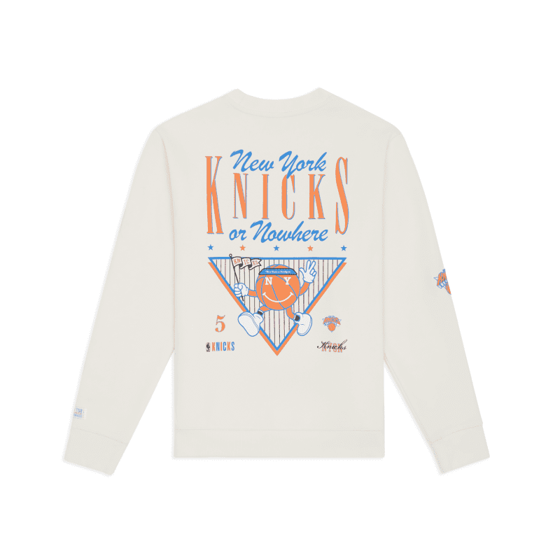 NYON New York Or Nowhere Sixth Man Crewneck Cream Back Transparent 1