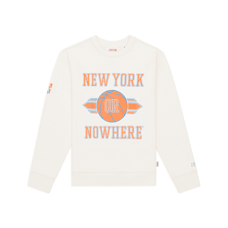 NYON New York Or Nowhere Swish Crewneck Cream Front 1