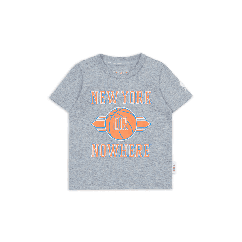 NYON New York Or Nowhere Swish Mini Tee Grey Toddler Front Transparent 1