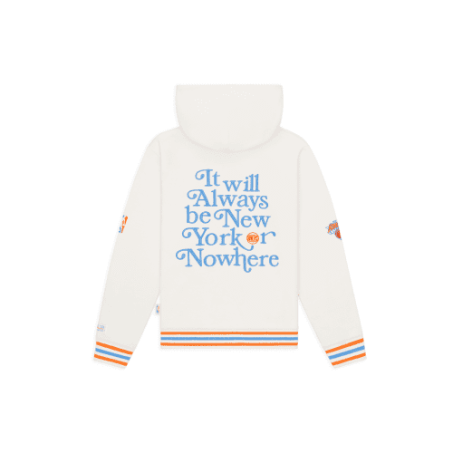 NYON New York Or Nowhere Women s Motto Hoodie Cream Back 1